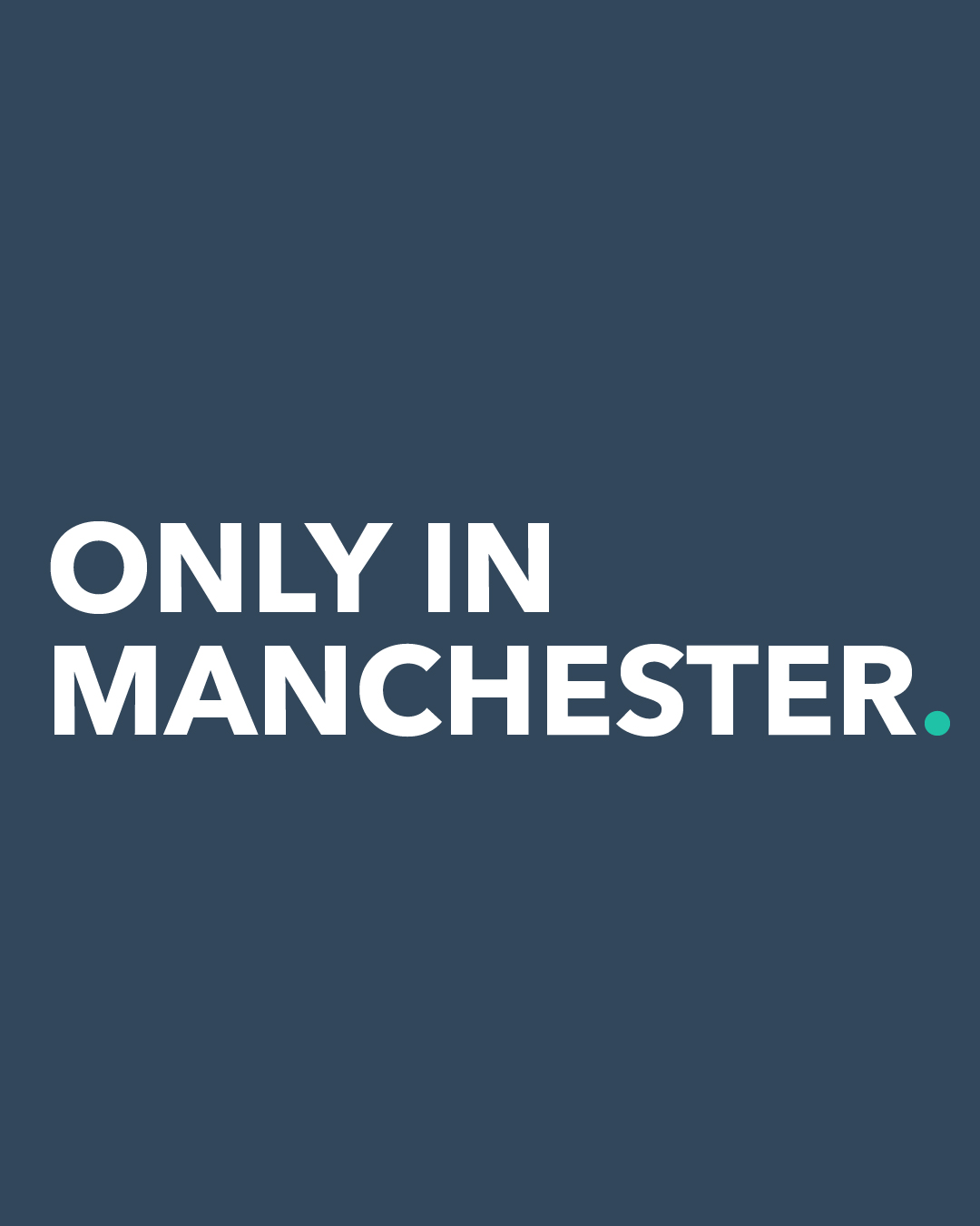 only in manchester logo